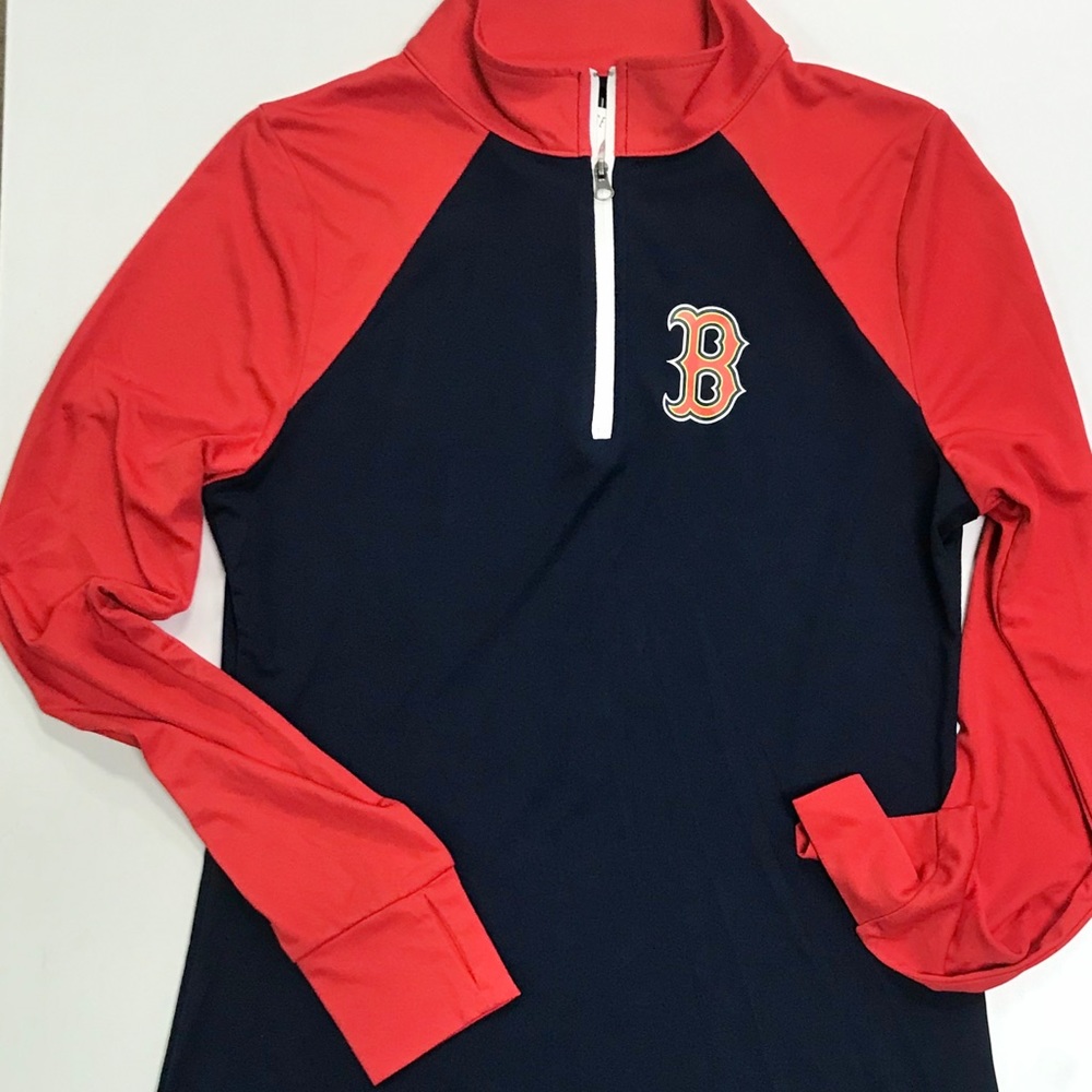 Boston Red Sox Ladies 1/4 ZIP Pullover